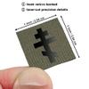 Mini Orthodox Cross Crucifix Tactical Morale Patch [Ranger Green,Black] view 2