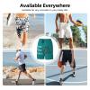 Custom shortss for Men Personalized Short with Text Photo Logo Custom Swimshort Design Your own Mesh Lining Dark Cyan Xx-Large view 2