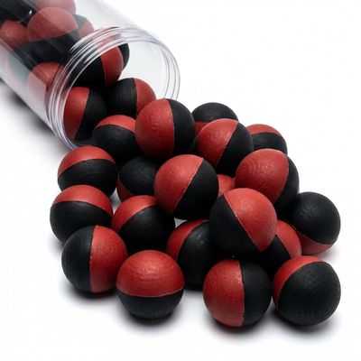 .43 Cal Pepper Ball Projectiles 20 Count PAVA Filled Hard Shell Impact Rounds Compatible with .43 Cal Launchers Break-On-Impact Design for Controlled Dispersion and Consistent Function