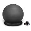 EXCLURA Yoga Ball Chair with Inflatable Ring Base, Office Stability Balance Ball for Adults, Ergonomic Exercise Ball Stool, Relieve Back Pain (Size : 65 cm (25 5/8")) view 1
