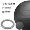 EXCLURA Yoga Ball Chair with Inflatable Ring Base, Office Stability Balance Ball for Adults, Ergonomic Exercise Ball Stool, Relieve Back Pain (Size : 65 cm (25 5/8")) view 3