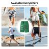 Custom shortss for Men Personalized Short with Text Photo Logo Custom Swimshort Design Your own Mesh Lining Sea Green Large view 2