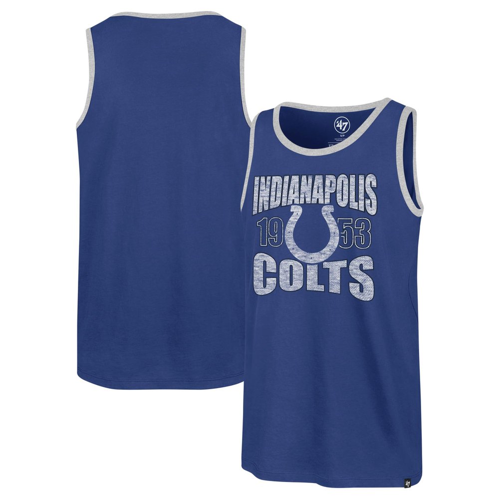 47 Men's Royal Indianapolis Colts Upload Franklin Tank Top