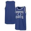 47 Men's Royal Indianapolis Colts Upload Franklin Tank Top view 1