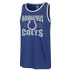 47 Men's Royal Indianapolis Colts Upload Franklin Tank Top view 2