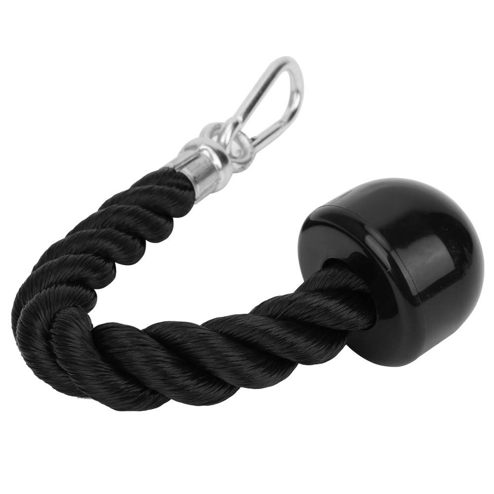 PerGar Fitness Triceps Rope, Tricep Rope 13.8 Inches Fitness Attachment, Home Gym Accessories for Bicep Workouts and More, Exercise Machine Attachments