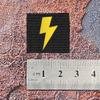 Mini Lightning Bolt Tactical Laser-Cut Patch [Black, Yellow] view 4