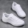 DADAWEN Girls Cheer Shoes White Cheerleading Shoes Dance Athletic Training Tennis Breathable Women Youth Lightweight Competition Cheer Sneakers White US Size 6 M Big Kid view 3