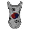 TAIZIYEAH Women's Swimsuits Flag of South Korea 1 Piece Swimwear Bathing Suits Training Soft M view 4
