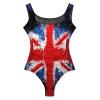 TAIZIYEAH Women's Swimsuits British Flag 1 Piece Swimwear Bathing Suits Training Comfortable 2XL view 3