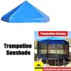 ZGFUSVFD 8ft,10ft,12ft,13ft,14ft,15ft Trampoline Top Canopy Fabric, Outdoor Trampoline Shade Fabric, Trampoline Top Cover Accessories (No Trampoline No Racks Only Canopy), Blue view 3