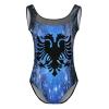 Women Albanian Flag Swimsuit Swimwear 1 Piece Sets Bathing Suit Straps Halter Slimming Beach L view 4