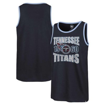 47 Men's Navy Tennessee Titans Upload Franklin Tank Top