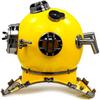 18" Marine Yellow Scuba Diving Helmet - US Navy Mark V & Deep Sea Diving Helmet for Rolplay Cosplay & Collectible Item view 2