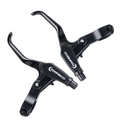 GERRIT Bike Brake Lever,Brake Handle 1 Pair Lightweight Alloy Bicycle Brake Handle Standard Brake Levers 2-Finger Bike Bicycle 4 Colours Bike Brakes Accessories (Color : B) (Color : A)