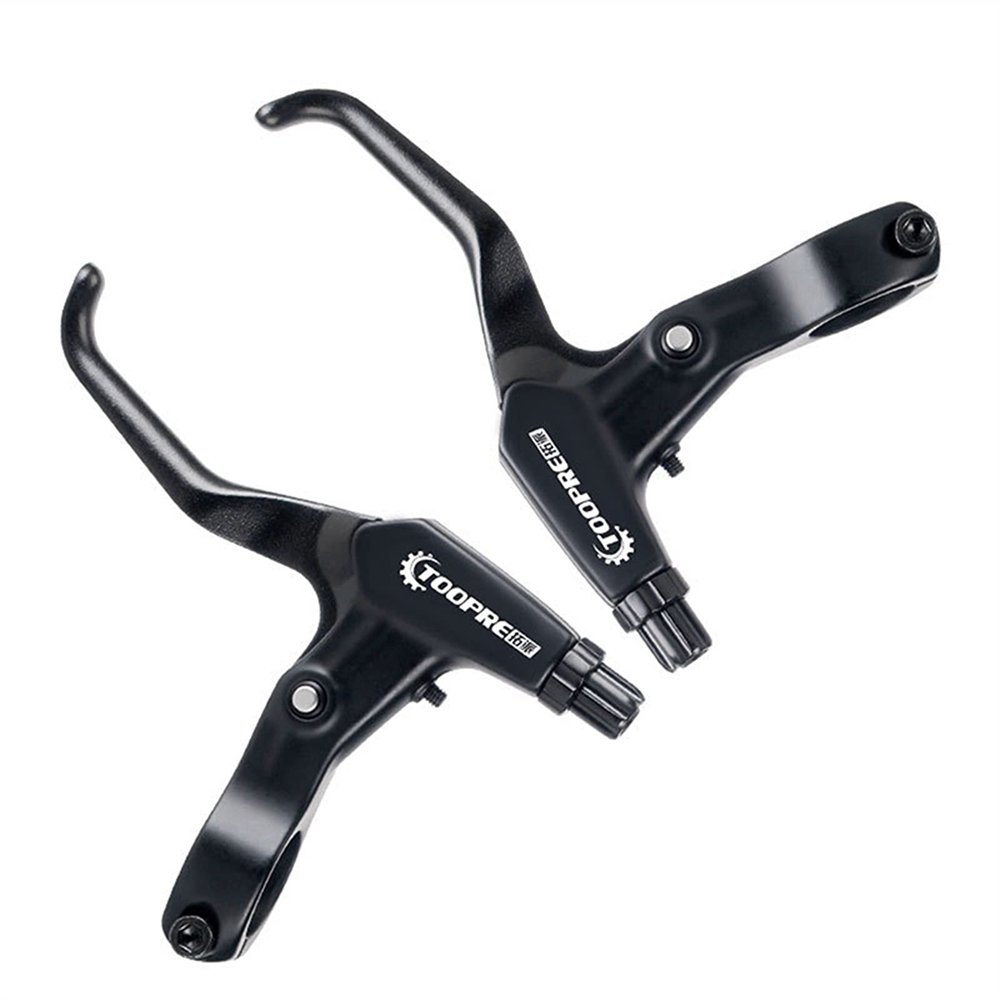 GERRIT Bike Brake Lever,Brake Handle 1 Pair Lightweight Alloy Bicycle Brake Handle Standard Brake Levers 2-Finger Bike Bicycle 4 Colours Bike Brakes Accessories (Color : B) (Color : A)