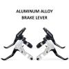 GERRIT Bike Brake Lever,Brake Handle 1 Pair Lightweight Alloy Bicycle Brake Handle Standard Brake Levers 2-Finger Bike Bicycle 4 Colours Bike Brakes Accessories (Color : B) (Color : A) view 3