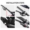 GERRIT Bike Brake Lever,Brake Handle 1 Pair Lightweight Alloy Bicycle Brake Handle Standard Brake Levers 2-Finger Bike Bicycle 4 Colours Bike Brakes Accessories (Color : B) (Color : A) view 4