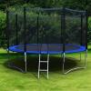 ZGFUSVFD Trampoline Pad, Trampoline Spring Cover for 6ft 8ft 10ft 12ft 13ft 14ft 15ft 16ft, No Hole for Pole, Water-Resistant, Blue view 2