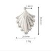 KTGCOZS Pack of 30 Personality Swing Copper Plated Spinner Blades,Pro Scale Finish Spinnerbait Blades Size 41.6 * 29.5mm (Black 30pcs) view 2