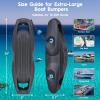 AWEMUFA 2 Pack EVA Extra Large Boat Fenders 28'' x 6.7'' Boat Bumpers for Docking Upgraded Boat Fenders Bumpers, Fit for Pontoon, Bass, Deck and Jon Boat view 3