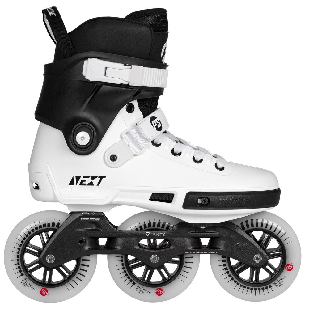 Powerslide PS Next Core 110 Skates Black 12.0-12.5 (46-47)