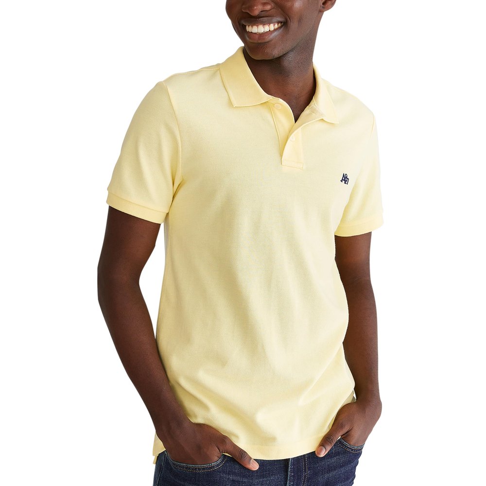 Aero A87 Solid Pique Polo, Pale Banana, XL
