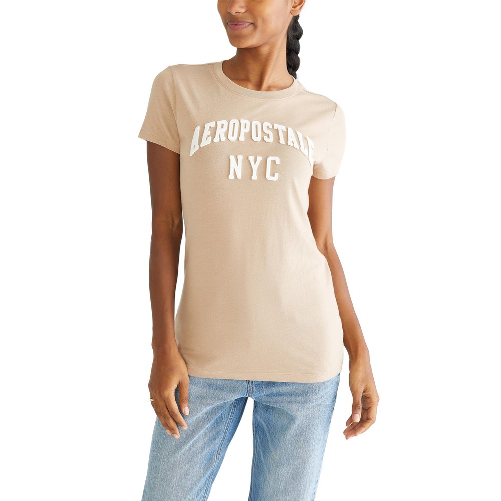 Aero SS Graphic Tee- Arch, Natural, XXL