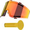 JT Flex 8/Premise/Proflex/Spectra Dual-Pane Thermal Mask Lens w/PBB Barrel Plug - Chromatic Red view 1