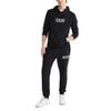 Aero Logo Fleece Jogger Pant- Box Logo, Dark Black, 3XL view 2