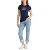 Aero SS Graphic Tee- Shine, Cadet Navy, XS view 3