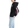 Aero Logo Full Zip Hoodie- Left Chest, Dark Black, L view 3
