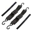 BEIDUOYANG Boat Transom Tie Downs Straps with Quick Release Buckle Trailer Strap Retractable Transom Tie Down Retractable Transom Tie Down Straps for Boat Trailer view 3