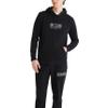 Aero Logo Fleece Jogger Pant- Box Logo, Dark Black, XXL