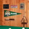 Colorado State University 2024 March Basketball Madness Pennant Banner Flag view 2