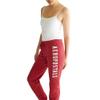 Aero Logo Cinch/Jogger Pant- Arches- Aeropostale, Cerise Red, XS view 4