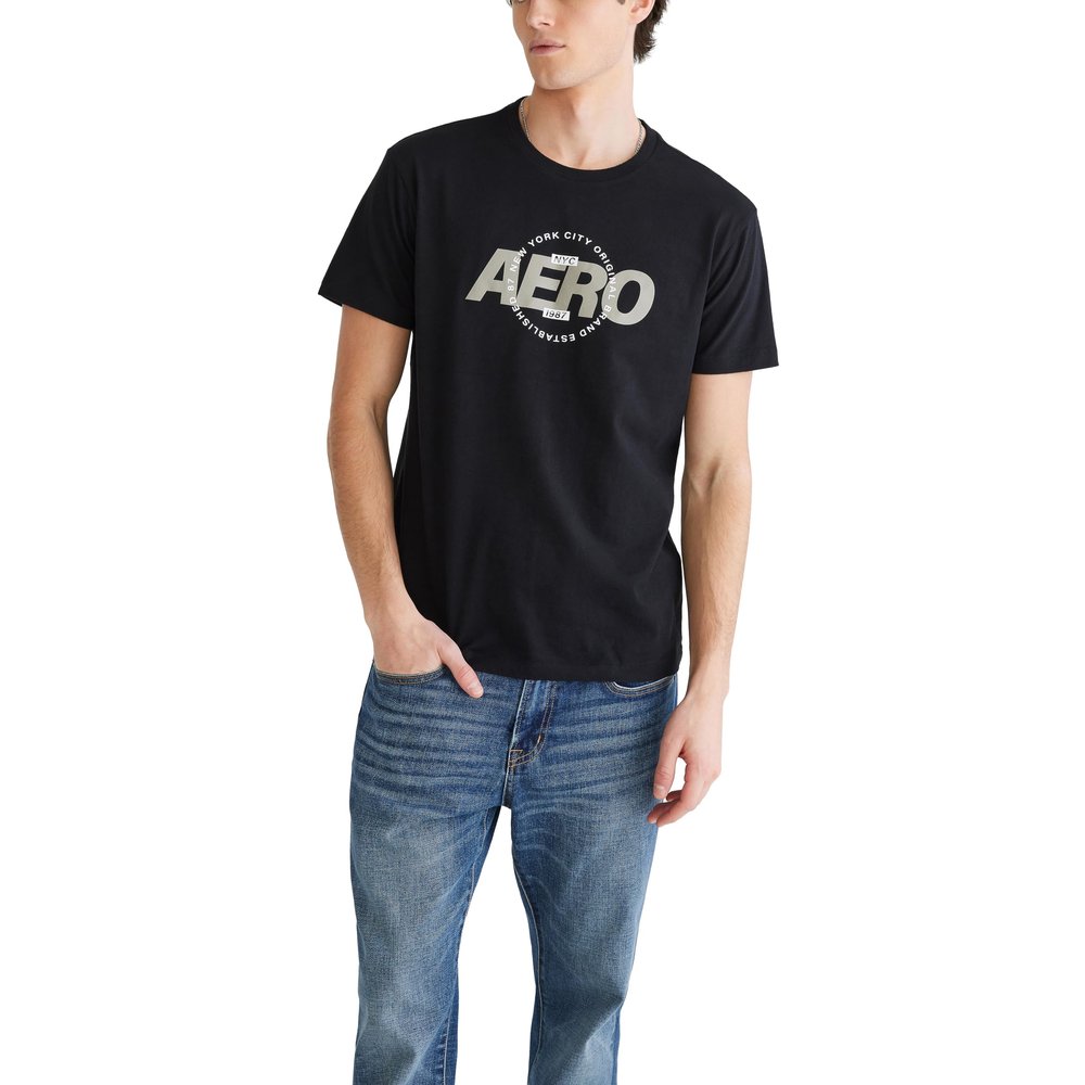 Aero Graphic Circle- AERO, Dark Black, S