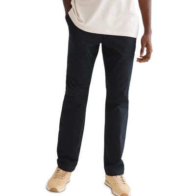 Aero Slim Stretch Chino, Dark Black, 40W 34L