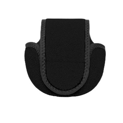 1 Pcs Black Spinning Reel Cover Case Size S (5'' W x 5'' L) Fishing Reel Protective Case Protective Cover for Fishing Rod Reel Pouch Sleeve Fishing Bags Spinning Reel Case Fits 500-2000 Series Reel
