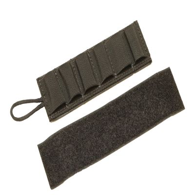 Esstac 6 Round Shotgun Card Shell Carrier with Hook (Black)