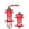 Kcjhagbd Aluminum Alloy Bicycle Disc Hub 32 36 Holes 4 Sealed Bearings Quick Release for Hub 8 9 10 11 Speed Rear and Front Bicycle Hub 8/9/10/11 Speed 32/36 Hole Black view 4