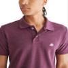 Aero A87 Solid Pique Polo, Dark Burgundy, S view 4