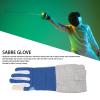 Yunir Professional Padded Fencing Glove Right Handed Anti Slip Knitted Fabric Breathable Sabre Glove for Training Anti Slip Design (S Size) view 4