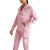 Aero Logo Full Zip Hoodie- Arches- NY, Fox Glove, L view 3