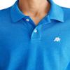 Aero A87 Solid Pique Polo, Blue Force, S view 3