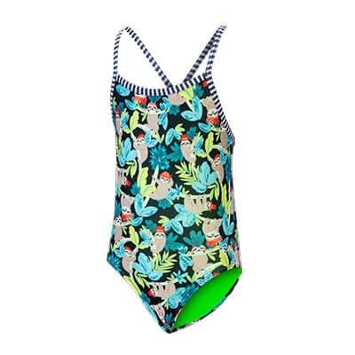 Dolfin Youth Uglies Girls' Hang Tight Criss-Cross Back One Piece Swimsuit Hang Tight 16
