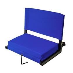 212 Main 18 x 14 x 16 in. Stadium Chairs for Bleachers with Back Support, Blue