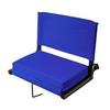 212 Main 18 x 14 x 16 in. Stadium Chairs for Bleachers with Back Support, Blue