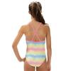 Dolfin Youth Uglies Girls' Rainbow Check Criss-Cross Back One Piece Swimsuit Rainbow Check 10 view 2