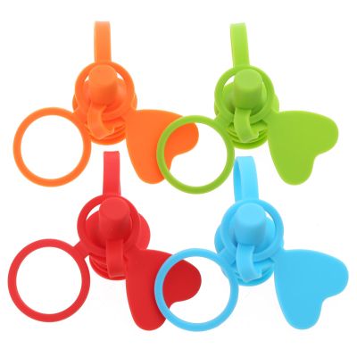 4Pieces Water Bottle Cap SplashProofs Spout Adapter Replacement Silicone Bottle Tops Adapter NoSpill Adapter Water Bottle Cap Protects Kids Mouth Nospill